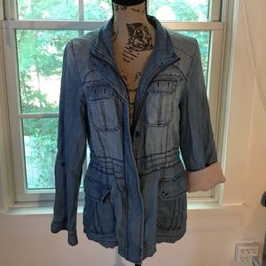 Lined jeans jacket from Anthropologie